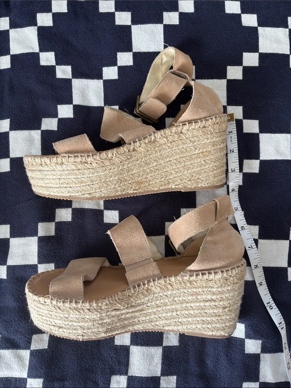 Soludos Tan Suede Espadrille Sandals